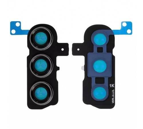 Стекло камеры для Samsung S916 Galaxy S23 Plus, черное, с рамкой