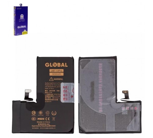 Аккумулятор Mechanic для Apple iPhone 13 Pro, Li-Polymer, 3,87 B, 3230 мАч, повышенная ёмкость, original IC