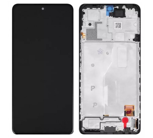 Дисплей для Xiaomi Redmi Note 10 Pro, чорний, з рамкою, Original (PRC)