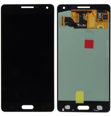 Дисплей для Samsung A415 Galaxy A41, черный (Midnight Black), без рамки, Copy, (TFT)