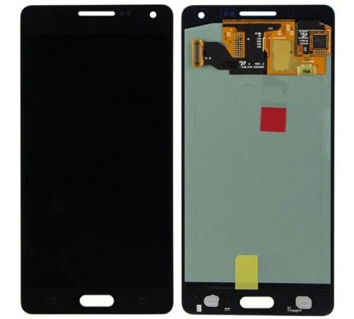Дисплей для Samsung A415 Galaxy A41, черный (Midnight Black), без рамки, Copy, (TFT)