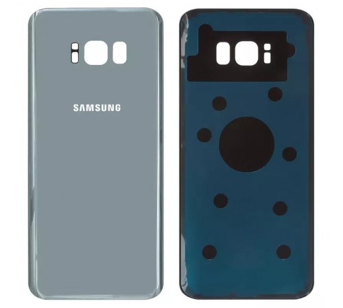 Задняя панель корпуса для Samsung G955F Galaxy S8 Plus, серебристая (Arctic Silver), Original (PRC)