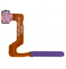 Шлейф для Oppo A52, A72, A92, сканера відбитка пальця (Touch ID), фіолетовий (Aurora Purple)