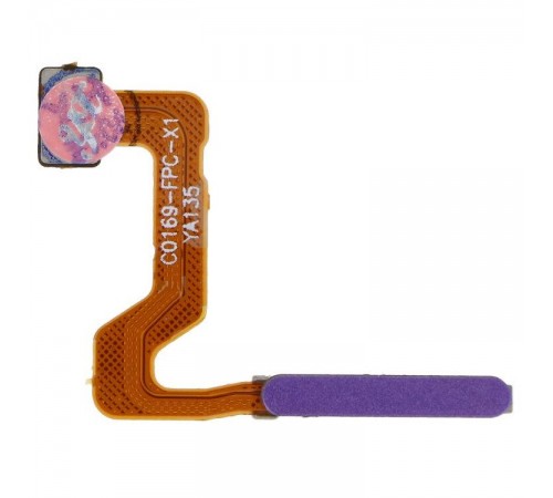 Шлейф для Oppo A52, A72, A92, сканера відбитка пальця (Touch ID), фіолетовий (Aurora Purple)