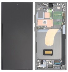 Дисплей для Samsung S918 Galaxy S23 Ultra, зеленый (Green), с рамкой, Original (PRC)