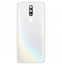 Задня панель корпуса для Oppo A5 (2020), біла (Dazzling White) + скло камери