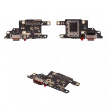 Шлейф для Xiaomi Poco X6 Pro 5G, коннектора зарядки, микрофона, плата зарядки, High Copy