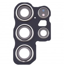 Стекло камеры для Samsung S928 Galaxy S24 Ultra, серебристое, с рамкой