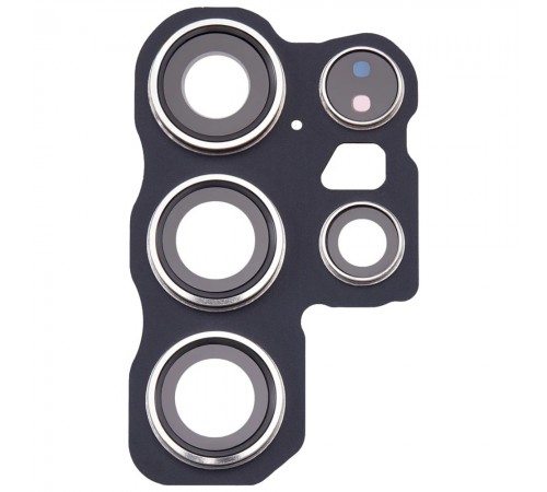 Стекло камеры для Samsung S928 Galaxy S24 Ultra, серебристое, с рамкой