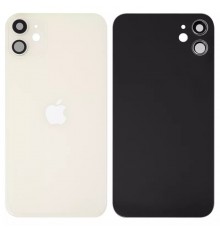 Задняя панель корпуса для iPhone 11, белая + стекло камеры, small hole