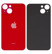 Задняя панель корпуса для iPhone 13, красная, не нужно снимать стекло камеры, big hole