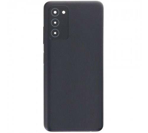 Задня панель корпуса для Samsung A037F Galaxy A03s, чорна, Copy + скло камери
