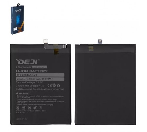 Аккумулятор Deji SCUD-WT-N6 для Samsung A107 Galaxy A10s, A107F/DS Galaxy A10s, A207 Galaxy A20s, A207F/DS Galaxy A20s, A215 Galaxy A21, Li-ion, 3,82 B, 4000 мАч Аккумулятор Deji SCUD-WT-N6 для Samsung A107 Galaxy A10s, A107F/DS Galaxy A10s, A207 Galaxy A20s, A207F/DS Galaxy A20s, A215 Galaxy A21, Li-ion, 3,82 B, 4000 мАч