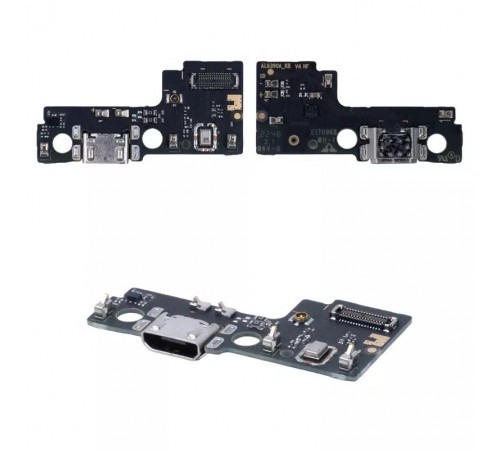 Шлейф для Xiaomi Poco C55, Redmi 11A, Redmi 12C, коннектора зарядки, микрофона, плата зарядки, Original (PRC)