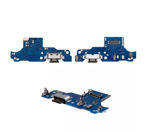 Шлейф для Motorola Moto G9 Play XT2083, коннектора зарядки, с микрофоном, плата зарядки, High Copy
