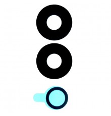 Стекло камеры для Xiaomi Poco F5, черное, без рамки, комплект 3шт.