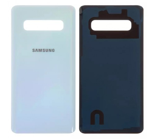 Задня панель корпусу для Samsung G975 Galaxy S10 Plus, блакитно-біла (Prism White)