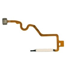 Шлейф для Tecno Spark 20 (KJ5), Spark Go (2024) (BG6), сканера отпечатка пальца (Touch ID), серебристый (Mystery White), Original (PRC)