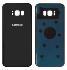 Задня панель корпусу для Samsung G955F Galaxy S8 Plus, чорна (Midnight Black), Original (PRC)