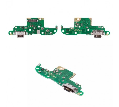 Шлейф для Motorola Moto G8 Power XT2041, коннектора зарядки, плата зарядки, High Copy