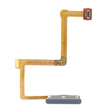 Шлейф для Xiaomi Poco F4 GT, кнопки включения, сканера отпечатка пальца (Touch ID), черный (Stealth Black), Original (PRC)