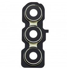 Скло камери для Samsung A556 Galaxy A55, жовте (Lemon), з рамкою