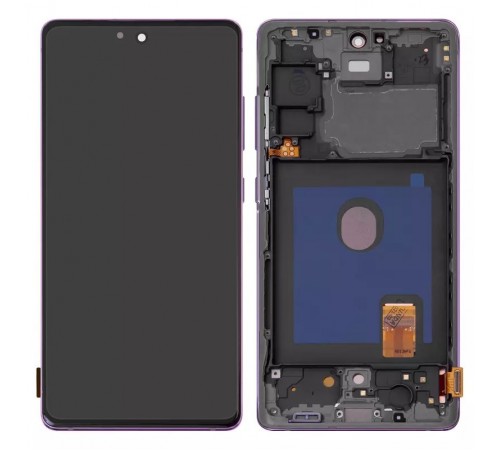 Дисплей для Samsung G780 Galaxy S20 FE, лавандовый, с рамкой, Original (PRC)
