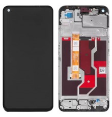 Дисплей для Oppo A36, A76, черный, с рамкой, Original (PRC), PESM10, CPH2375, BV066G3M-L01-MB00