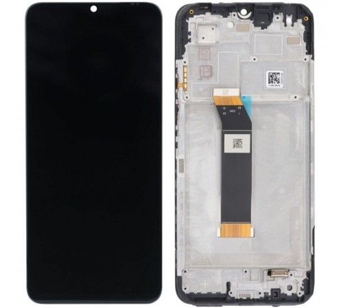 Дисплей для Xiaomi Poco M4 5G, Poco M5 4G, Redmi 10 5G, Redmi Note 11E, черный, с рамкой, Original (PRC)