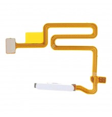 Шлейф для Oppo A16, A16s, A54 4G, A54s, сканера відбитка пальця (Touch ID), сріблястий, Original (PRC)