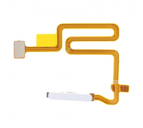 Шлейф для Oppo A16, A16s, A54 4G, A54s, сканера відбитка пальця (Touch ID), сріблястий, Original (PRC)