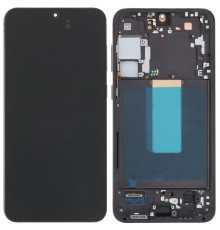 Дисплей для Samsung S916 Galaxy S23 Plus, черный (Phantom Black), с рамкой, Original (PRC) (переклеено стекло)