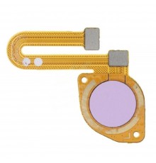 Шлейф для Motorola Moto G30 XT2129, Moto G60 XT2135, Moto G60s XT2133, сканера отпечатка пальца (Touch ID), розовый (Pastel Sky)