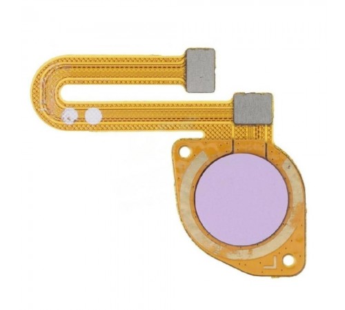 Шлейф для Motorola Moto G30 XT2129, Moto G60 XT2135, Moto G60s XT2133, сканера отпечатка пальца (Touch ID), розовый (Pastel Sky)