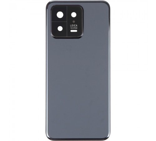 Задняя панель корпуса для Xiaomi 13, черная, Copy + стекло камеры Задняя панель корпуса для Xiaomi 13, черная, Copy + стекло камеры