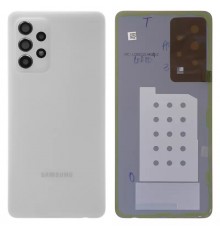 Задняя панель корпуса для Samsung A525 Galaxy A52, белая + стекло камеры