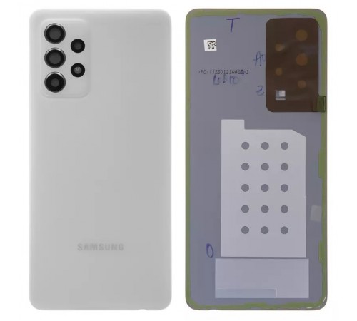 Задня панель корпусу для Samsung A525 Galaxy A52, біла (Awesome White) + скло камери