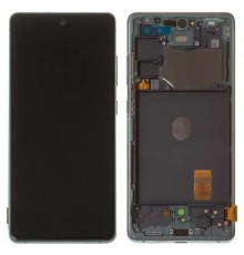 Дисплей для Samsung G780 Galaxy S20 FE, мятный, с рамкой, Original, сервисная упаковка, #GH82-24220D/GH82-24219D