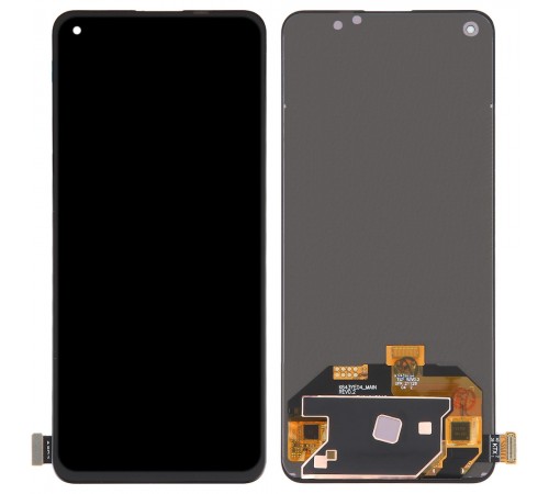 Дисплей для Oppo Reno 5, Reno 6; Realme GT 5G, GT Master; OnePlus Nord CE 5G, Nord 2 5G, чорний, без рамки, High Copy (OLED), з розбірки, p/n: AMS643YE04  