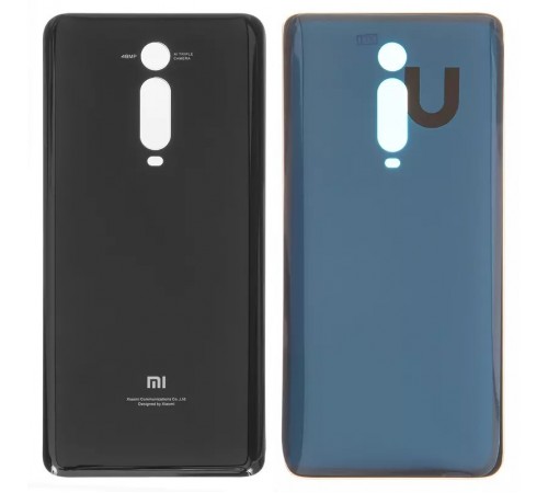 Задняя панель корпуса для Xiaomi Mi 9T, Mi 9T Pro, черная (Carbon Black), Лого Mi, M1903F10G