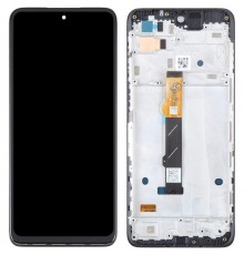 Дисплей для Motorola Moto G42, черный, с рамкой, Original (PRC), XT2233-2