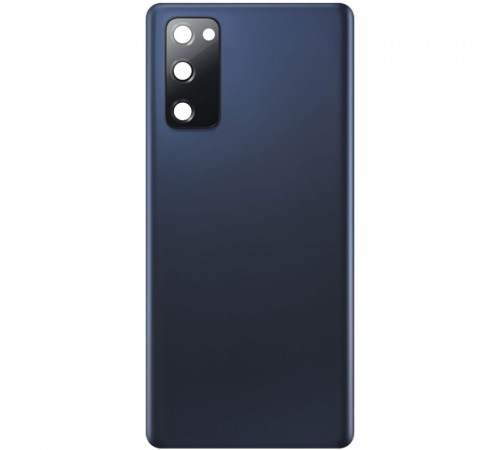 Задняя панель корпуса для Samsung G780 Galaxy S20 FE, G781 Galaxy S20 FE 5G, синяя (Cloud Navy), Copy + стекло камеры Задняя панель корпуса для Samsung G780 Galaxy S20 FE, G781 Galaxy S20 FE 5G, синяя (Cloud Navy), Copy + стекло камеры