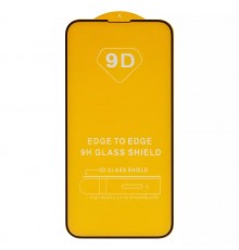 Защитное стекло для Apple iPhone 13 mini, совместимо с чехлом, Full Glue, (без упаковки), черный
