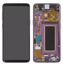 Дисплей для Samsung G960 Galaxy S9, фиолетовый, с рамкой, Original (PRC), lilac purple
