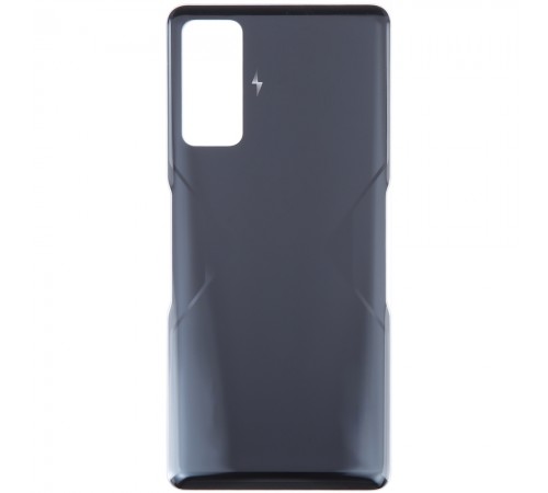 Задняя панель корпуса для Xiaomi Poco F4 GT, черная (Stealth Black), глянцевая, Copy Задняя панель корпуса для Xiaomi Poco F4 GT, черная (Stealth Black), глянцевая, Copy