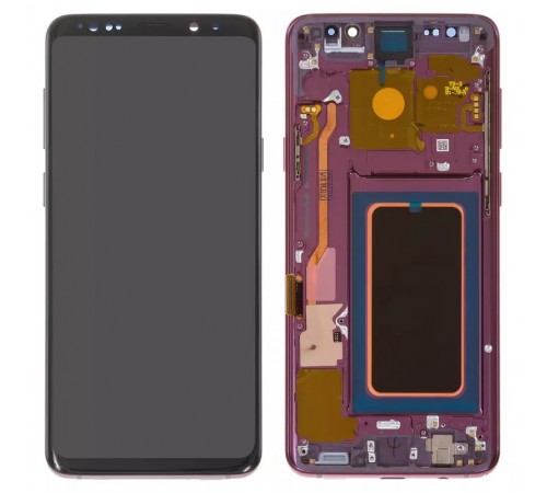 Дисплей для Samsung G965 Galaxy S9 Plus, фіолетовий, з рамкою, Оригінал (переклеєне скло), lilac purple Дисплей для Samsung G965 Galaxy S9 Plus, фіолетовий, з рамкою, Оригінал (переклеєне скло), lilac purple
