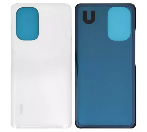Задняя панель корпуса для Xiaomi Poco F3, Redmi K40, белая (Marctic White), Лого Redmi