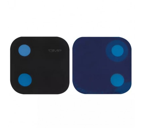 Стекло камеры для Xiaomi Redmi 10A, черное, без рамки