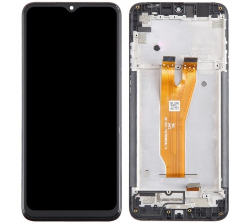 Дисплей для ZTE Blade A53, чорний, з рамкою, Original (PRC)