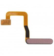 Шлейф для Samsung F916 Galaxy Z Fold 2 5G, кнопки включения, сканера отпечатка пальца (Touch ID), бронзовый (Mystic Bronze), Original (PRC)